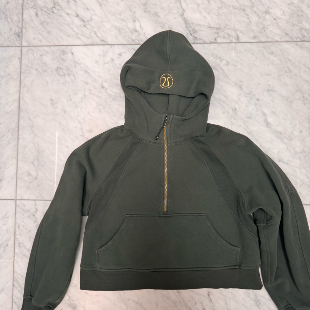 Lululemon Cropped Half-Zip Hoodie Sweatshirt XS